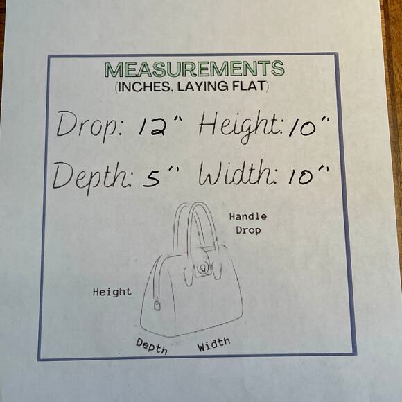 Valerie Stevens Alligator Embossed Handbag Brown Leather 0.01=S-1495 - Picture 11 of 11